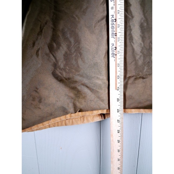 Vtg 80s SAFTBAK Hunting Jacket Duck Field Canvas Coat‎ L USA Biege Blaze Orange - Picture 6 of 12